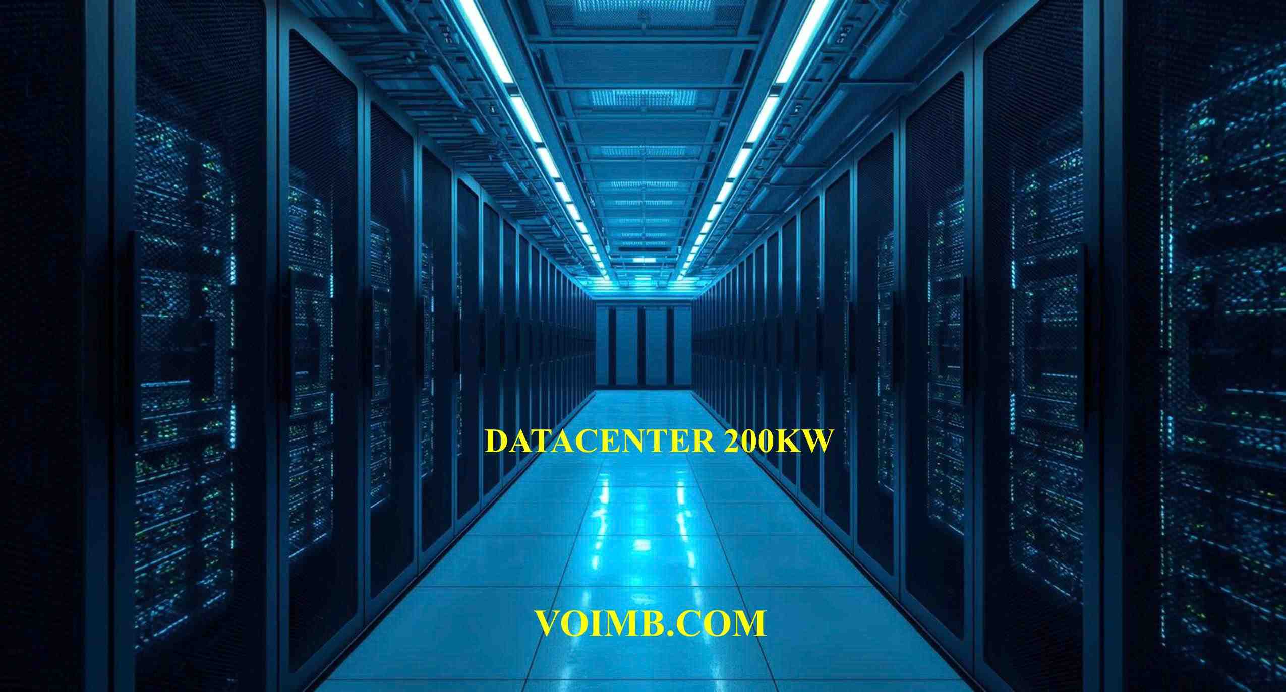 Giải pháp tổng thể cho phòng Datacenter 200kW